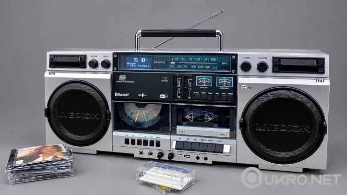 Продам магнітолу MEDION Life® P66538  Retro Ghetto Blaster, абсолютно 