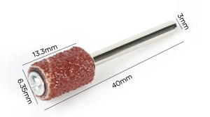 Насадки шлифовальные D 6mm.. Зернистость 80.головки шлифовальные 9 шт