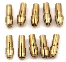 Набор цанг 10 шт. хвостовик диаметром 4.8 мм.